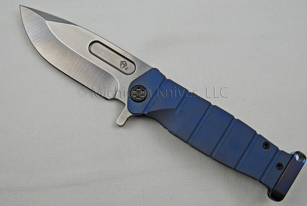 Medford USMC-FF Knife w/ S45-VN & Ti Hndle (BB) & PVD Ti Hdw & Clip   (512)