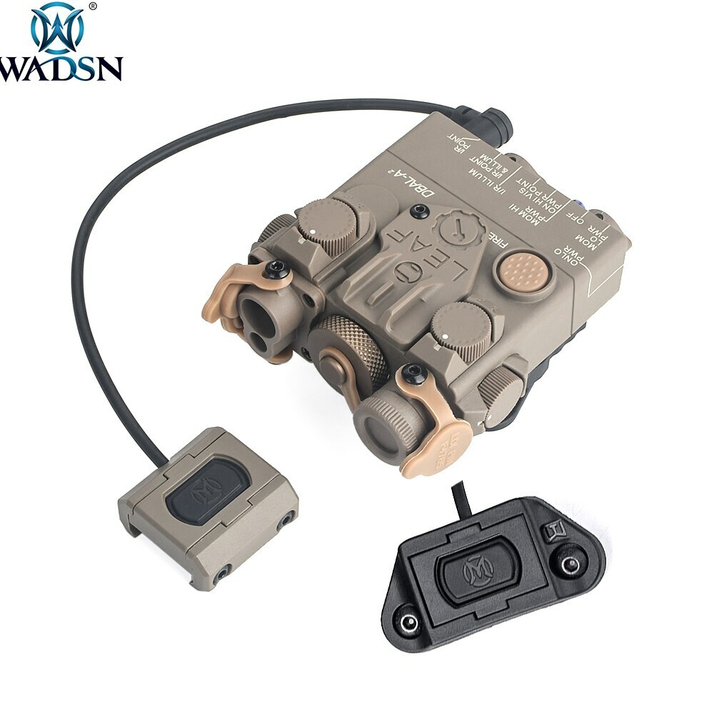 WADSN Tactical ModButton Switch Control For DBAL-A2 PEQ15 Laser M300 M600 Lights