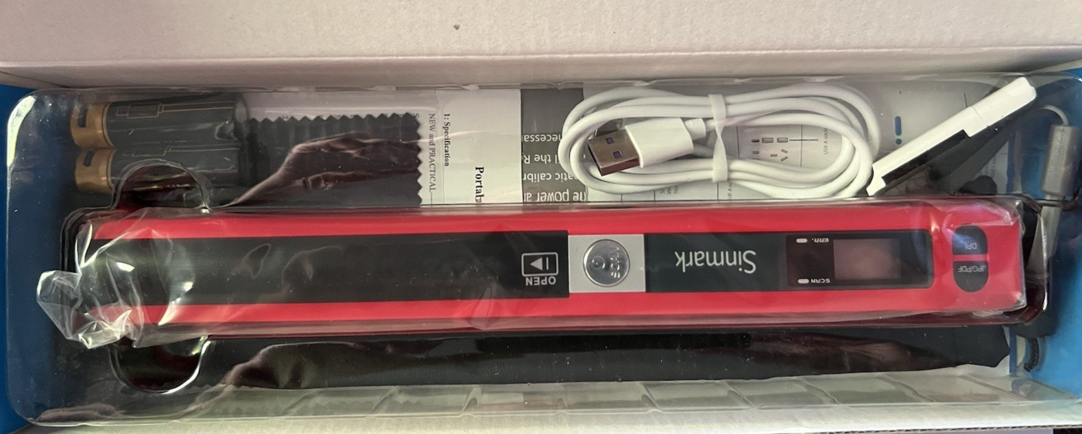 Sinmark Wand Portable Scanner Compact PS-U1