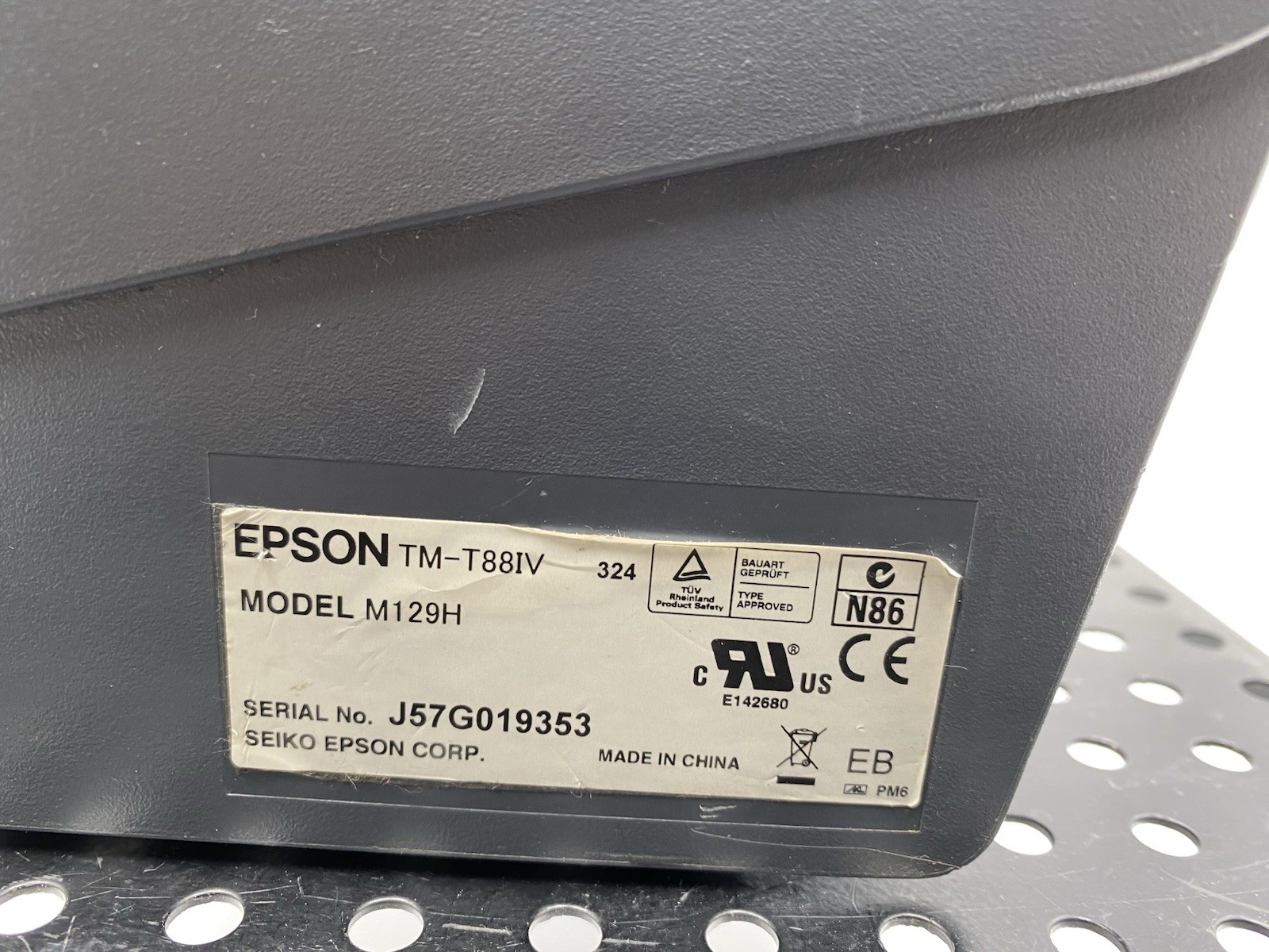 Epson M129H TM-T88IV Thermal Receipt Printer