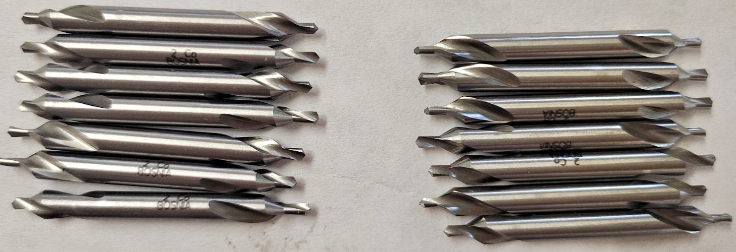 #2 Cobalt Combo Drill / Countersink 90 Deg HSS 14 PCS