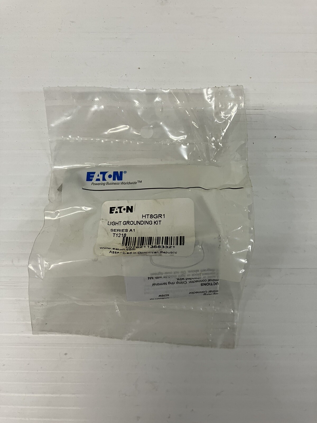 EATON HT8JPH3A Selector Switch Operator 2 Position Spring Return Black Lever