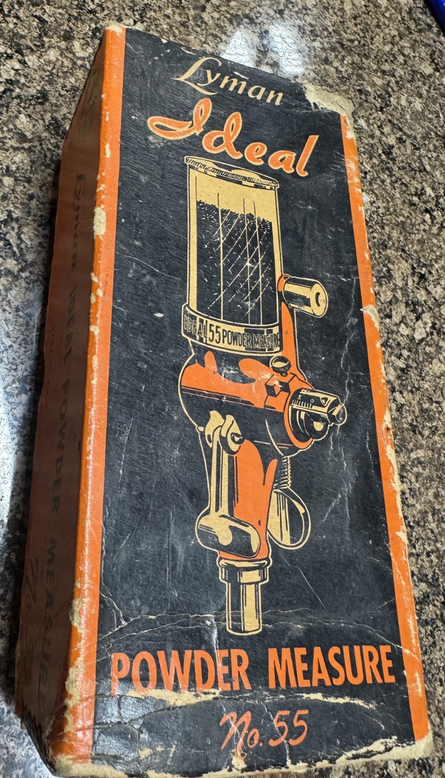 Vintage Lyman Ideal Powder Measure No. 55 with Original Box