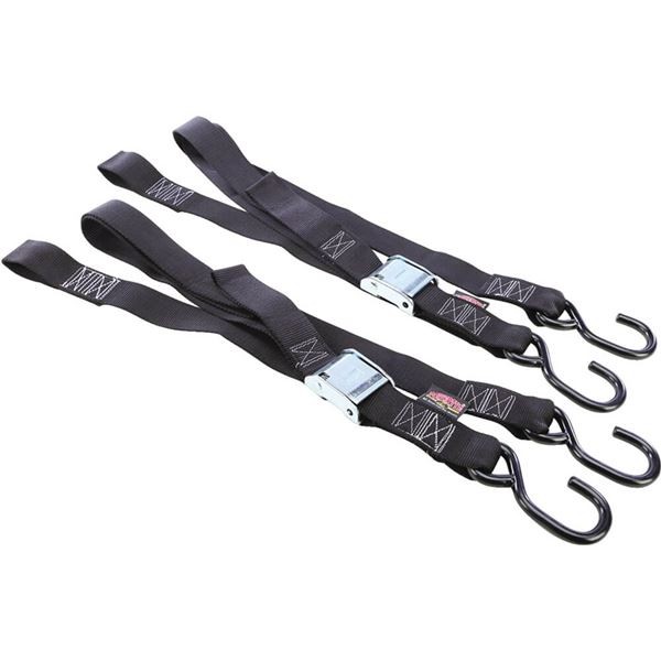 Powertye 1 1/2" Soft-Tye Tiedowns - Black - 29622