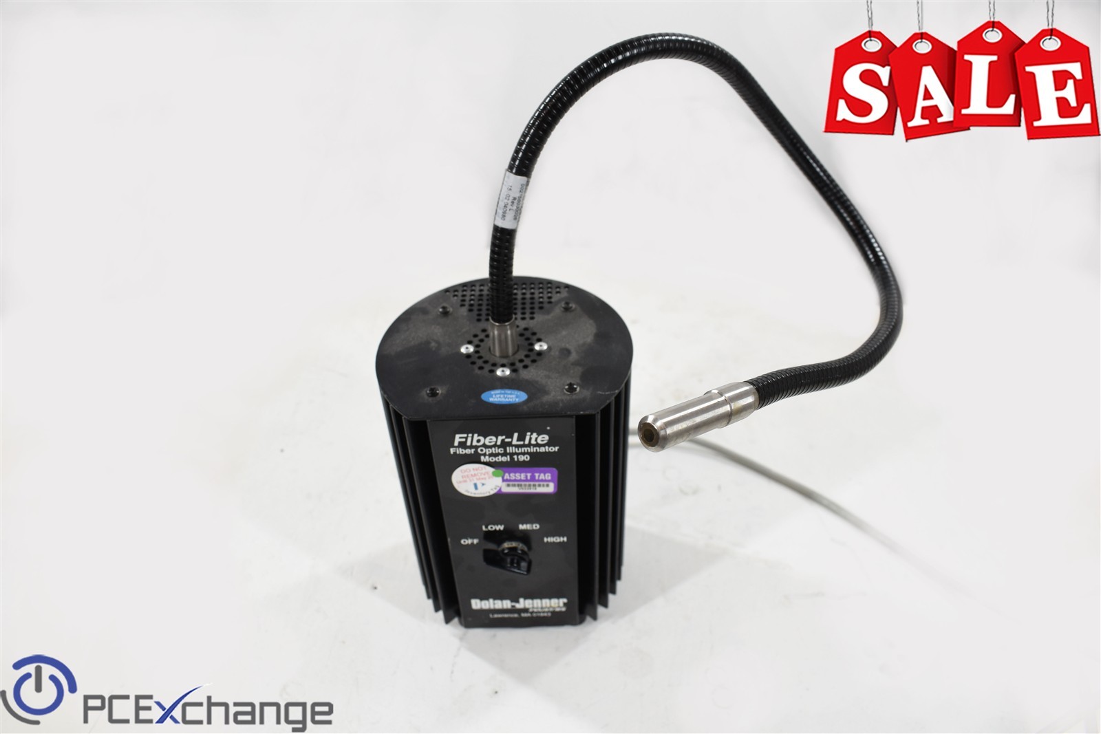 Dolan Jenner Model 190 Fiber-Lite Fiber Optic Illuminator 115 VAC