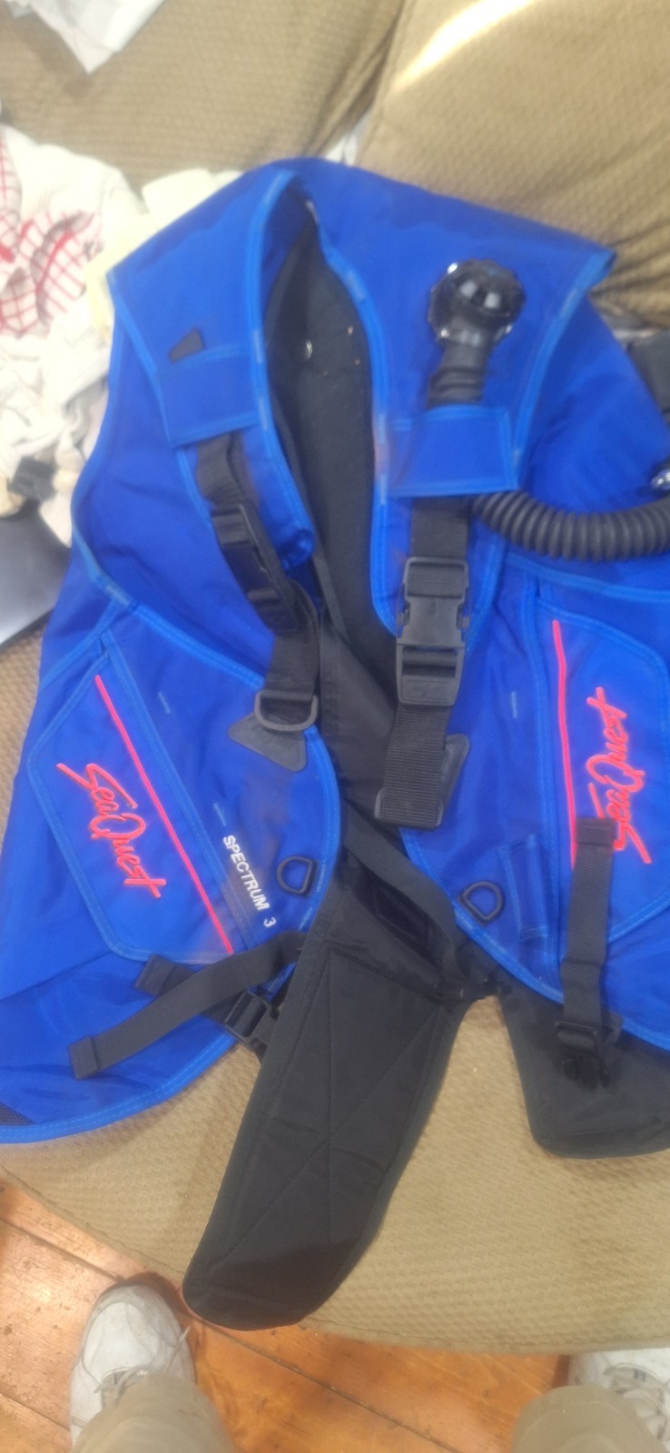 Seaquest Spectrum 3 Divers Vest Size Large Made In USA Buoyancy Control SCUBA