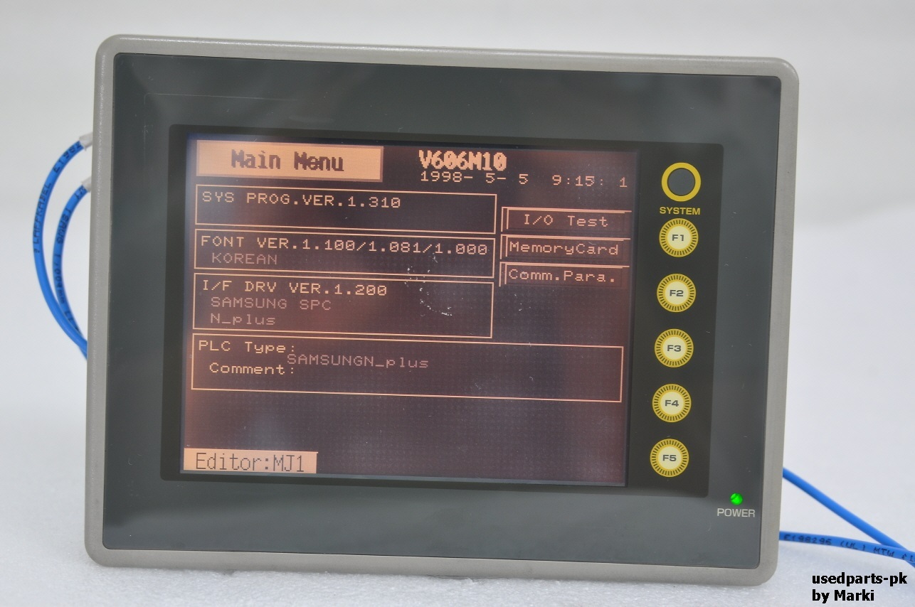HAKKO V606M10 TOUCH SCREEN HMI GRAPHIC PANEL LCD