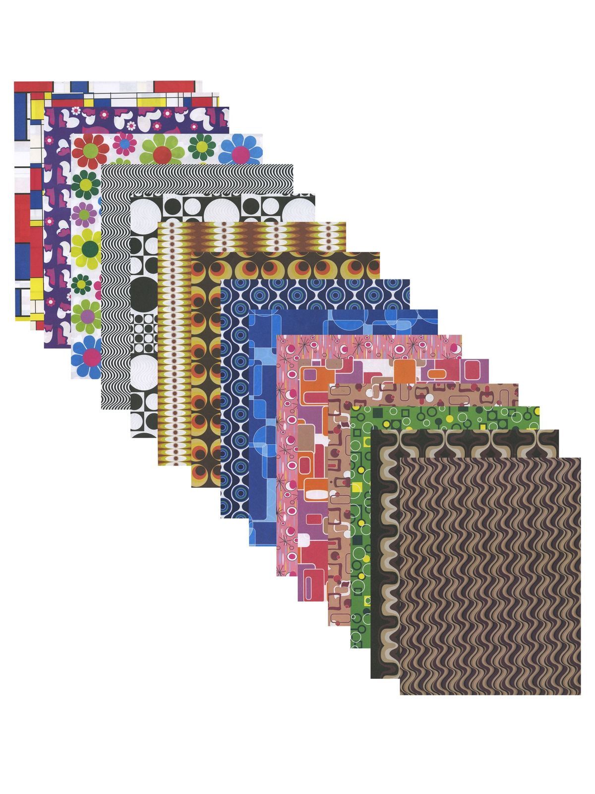 Roylco Retro Pop-Paper - pack of 32