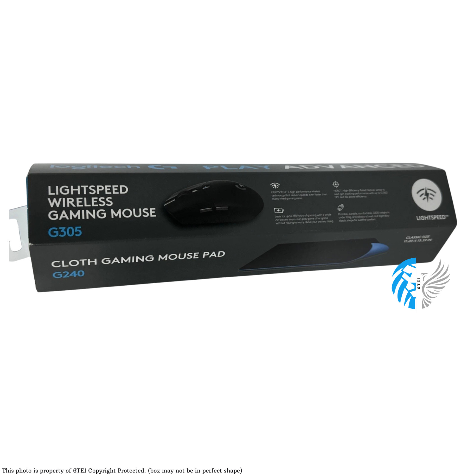 Logitech G305 Wireless Lightspeed Gaming Mouse with G240 Mousepad™