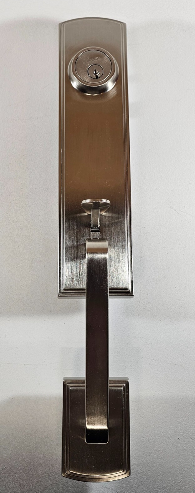 Delaney IT-400-BN US15 Satin Nickel Entry Door Handleset Parts Only