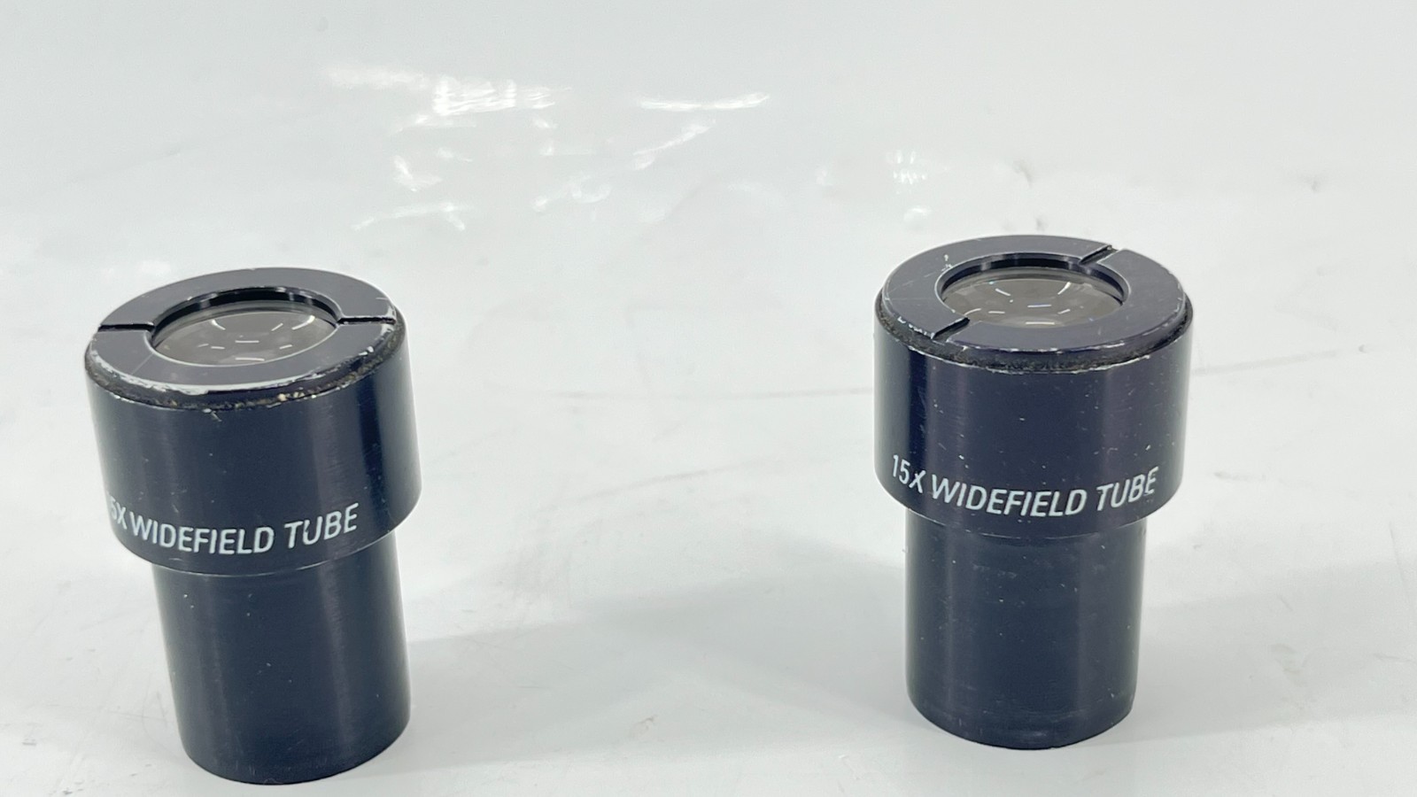 Leica 15x W.F. Wide Field Tube Microscope Eyepieces Lot of 2