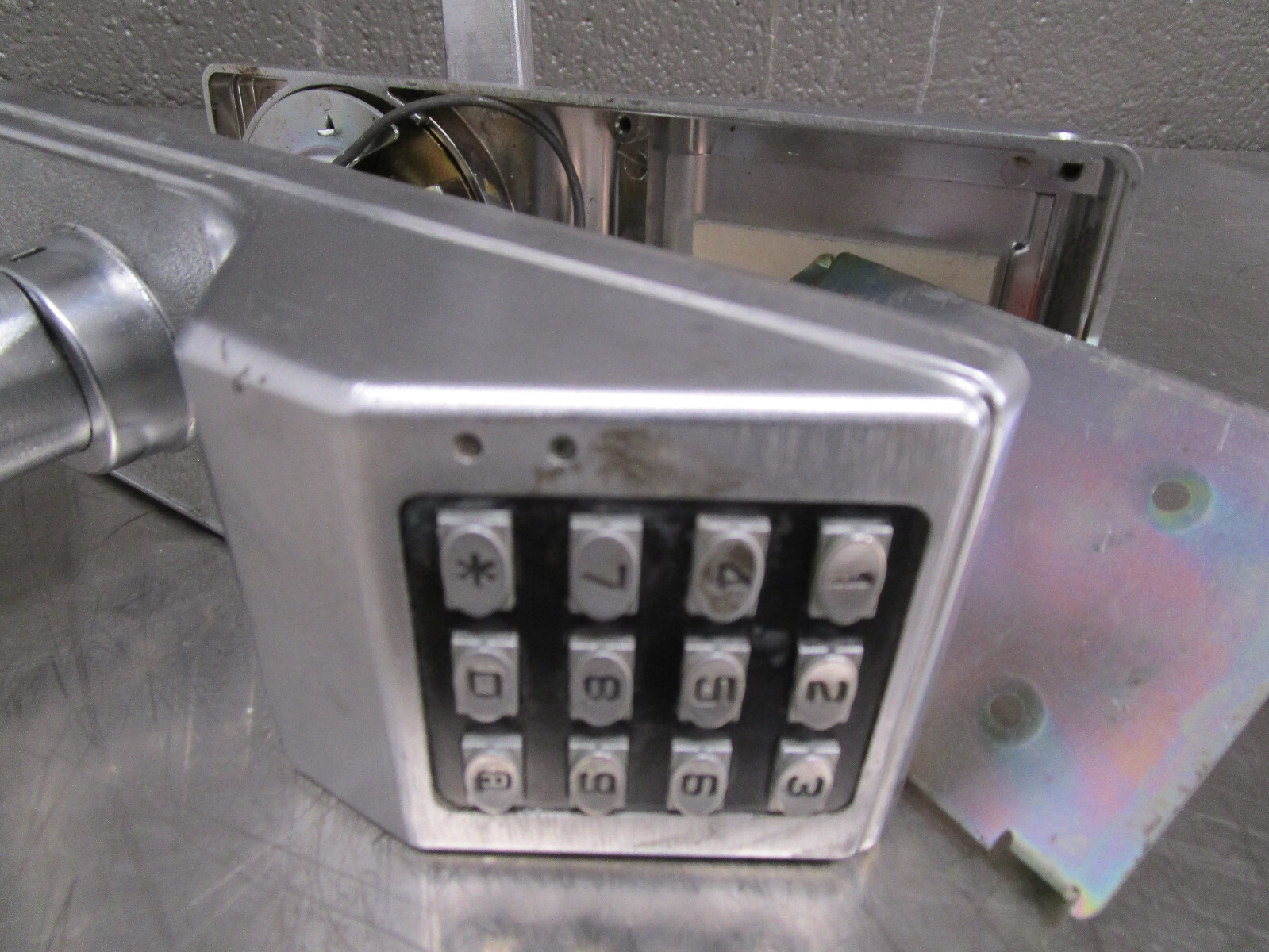 Alarm Lock Systems Electronic Lock Keypad Brushed Chrome