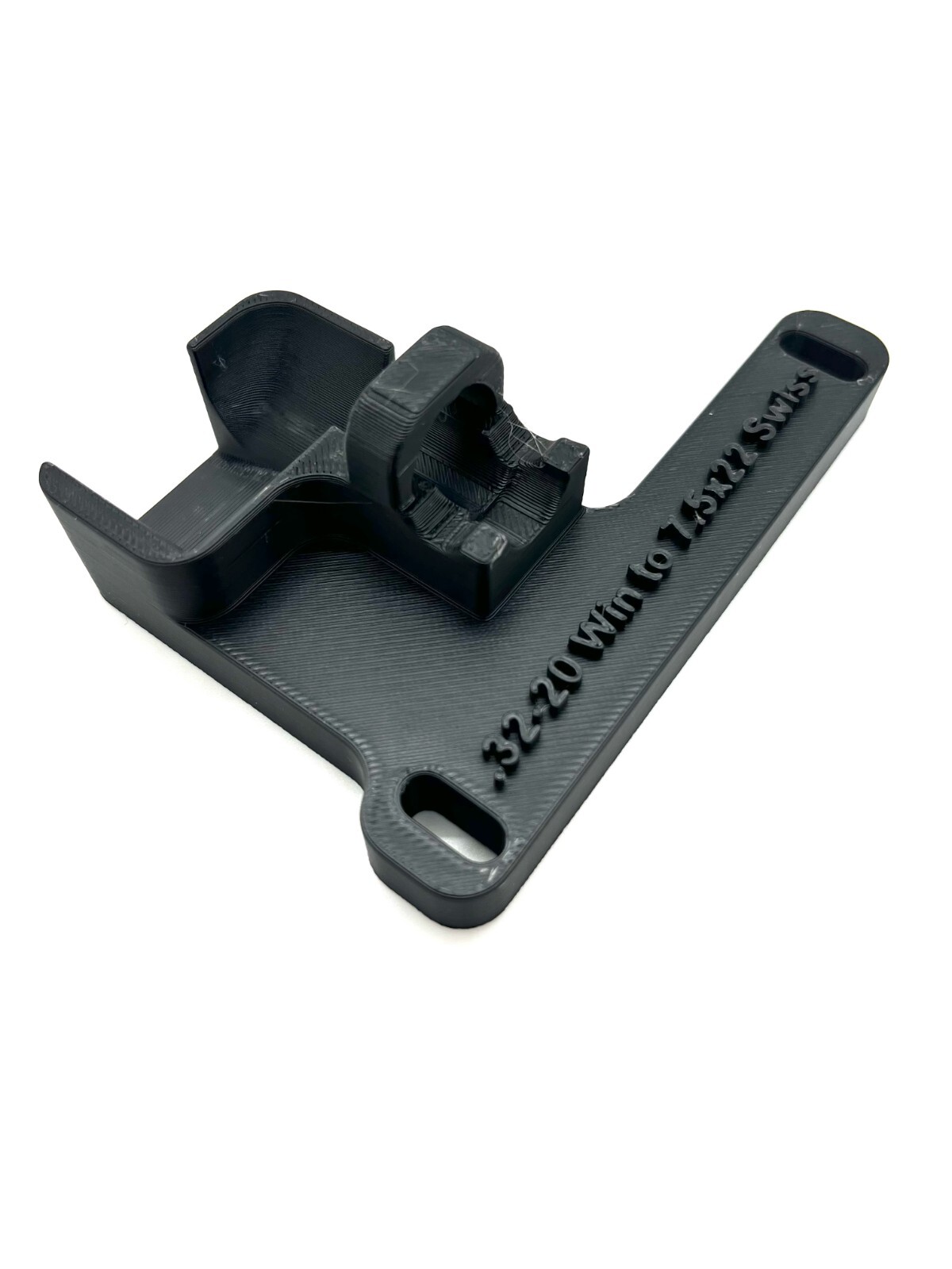 32-20 Winchester WCF to 7.5x22 swiss army jig tooling brass trimming cut off