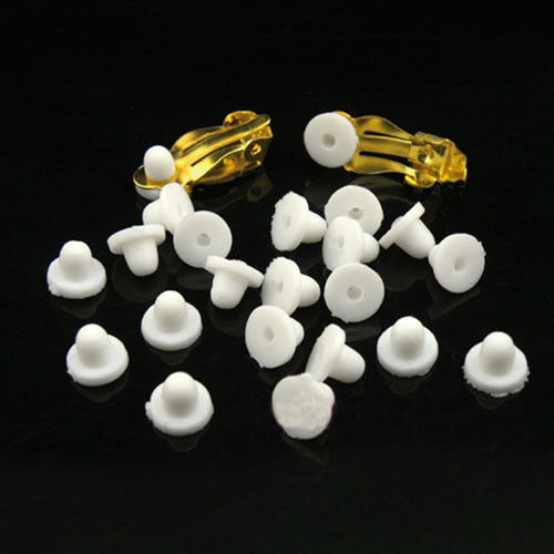 Clip on Earrings Gold Silver Plated with FREE Super Soft Ear Cushions USA!