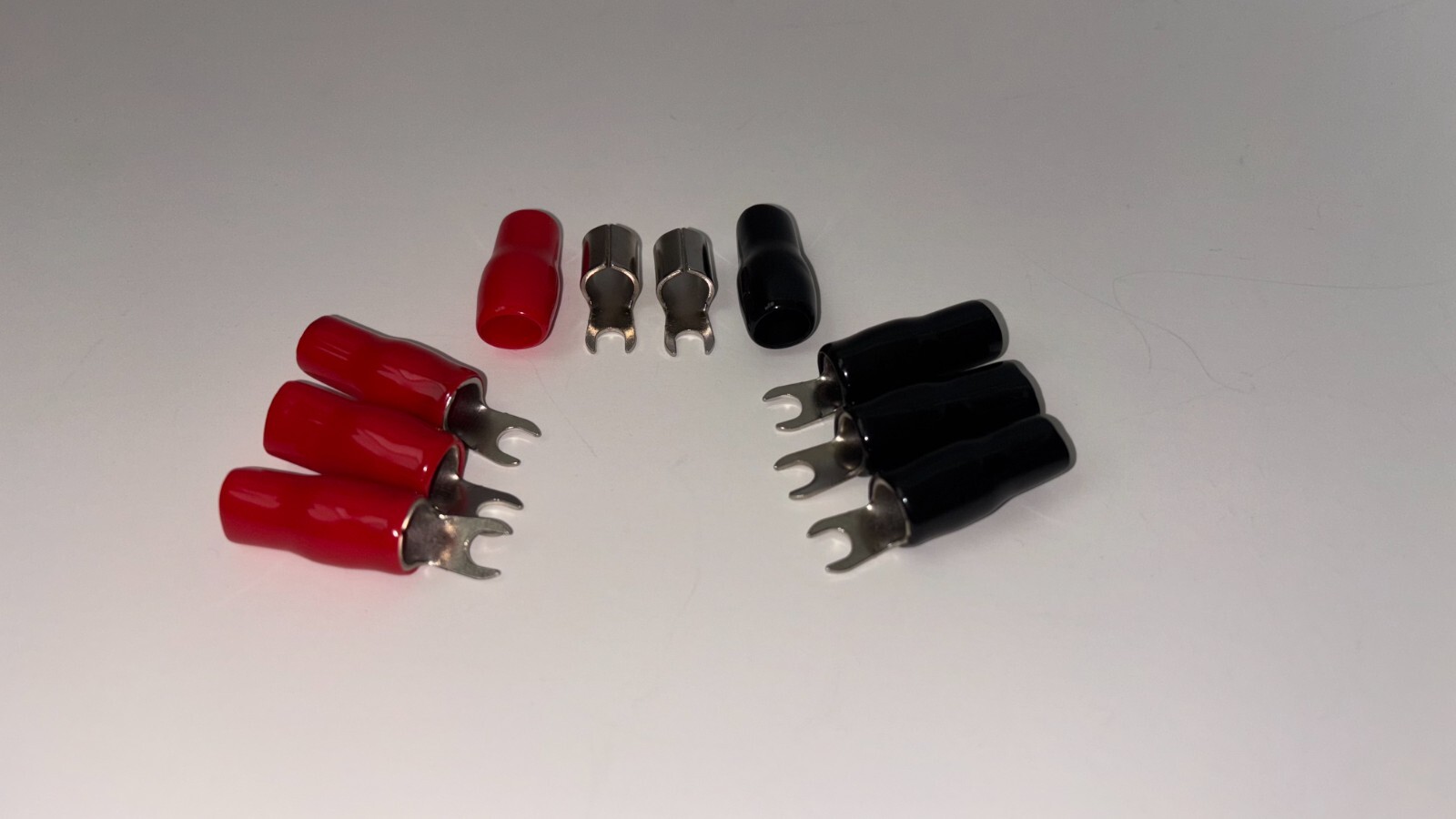 *8 pack* 4 Gauge Spade Fork Terminal Wire Crimp Insulated