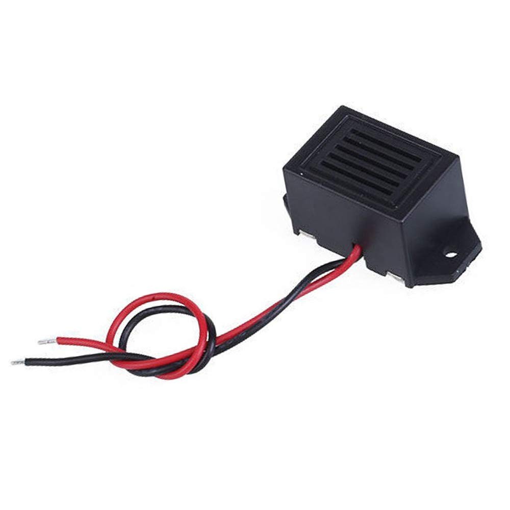 5PCS Mini Buzzers with Leads - 12V 400Hz Morse Code Mechanical Electronic Com...