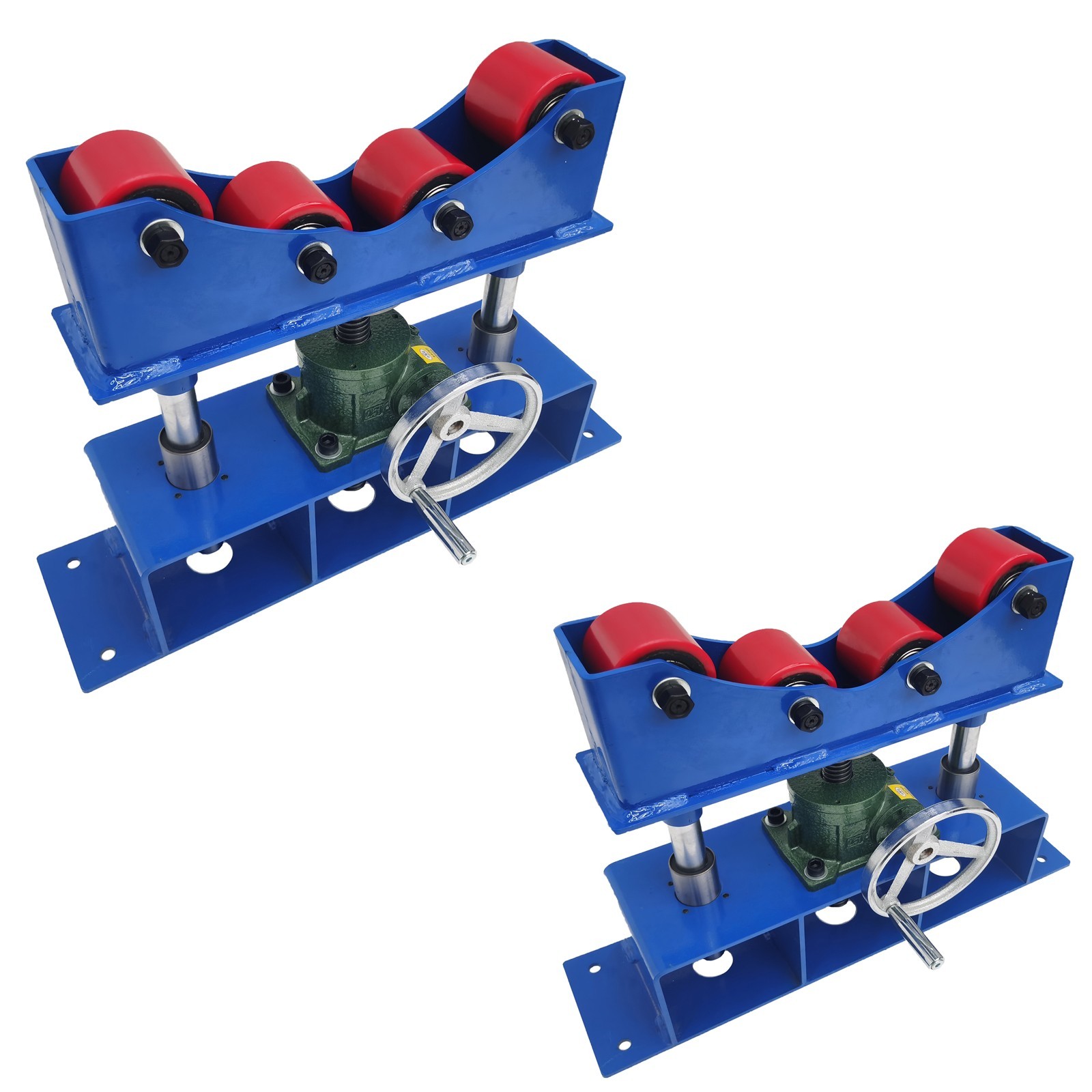 2pcs Manual Welding Roller, Pipe Welding Positioner Frame Heavy Duty 1100lbs/pc
