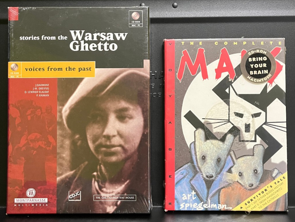 NIB CD-ROM Complete Maus & Stories From The Warsaw Ghetto Holocaust WWII Jewish