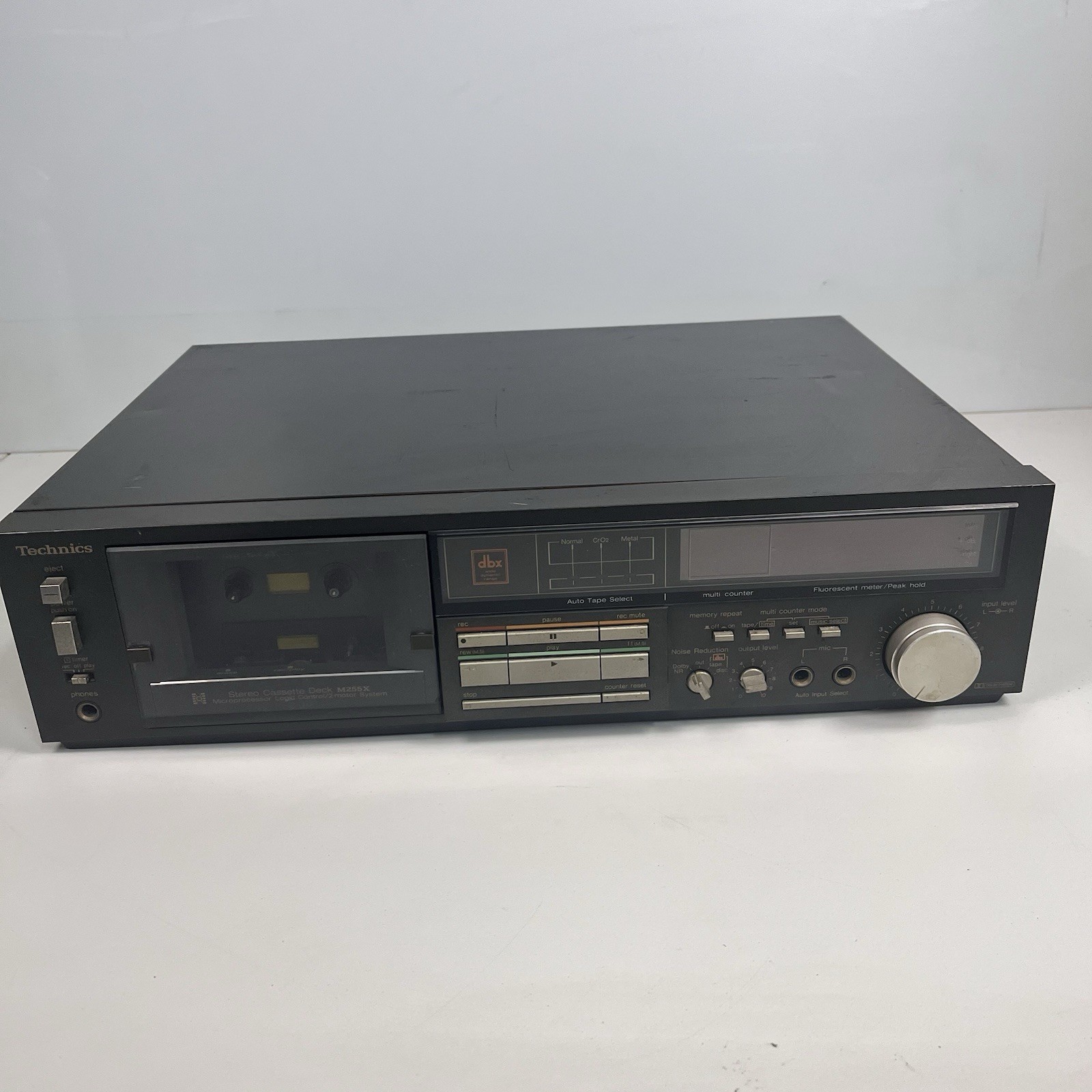Technics RS-M255X Stereo Cassette Deck dbx Vintage Made in Japan 100V