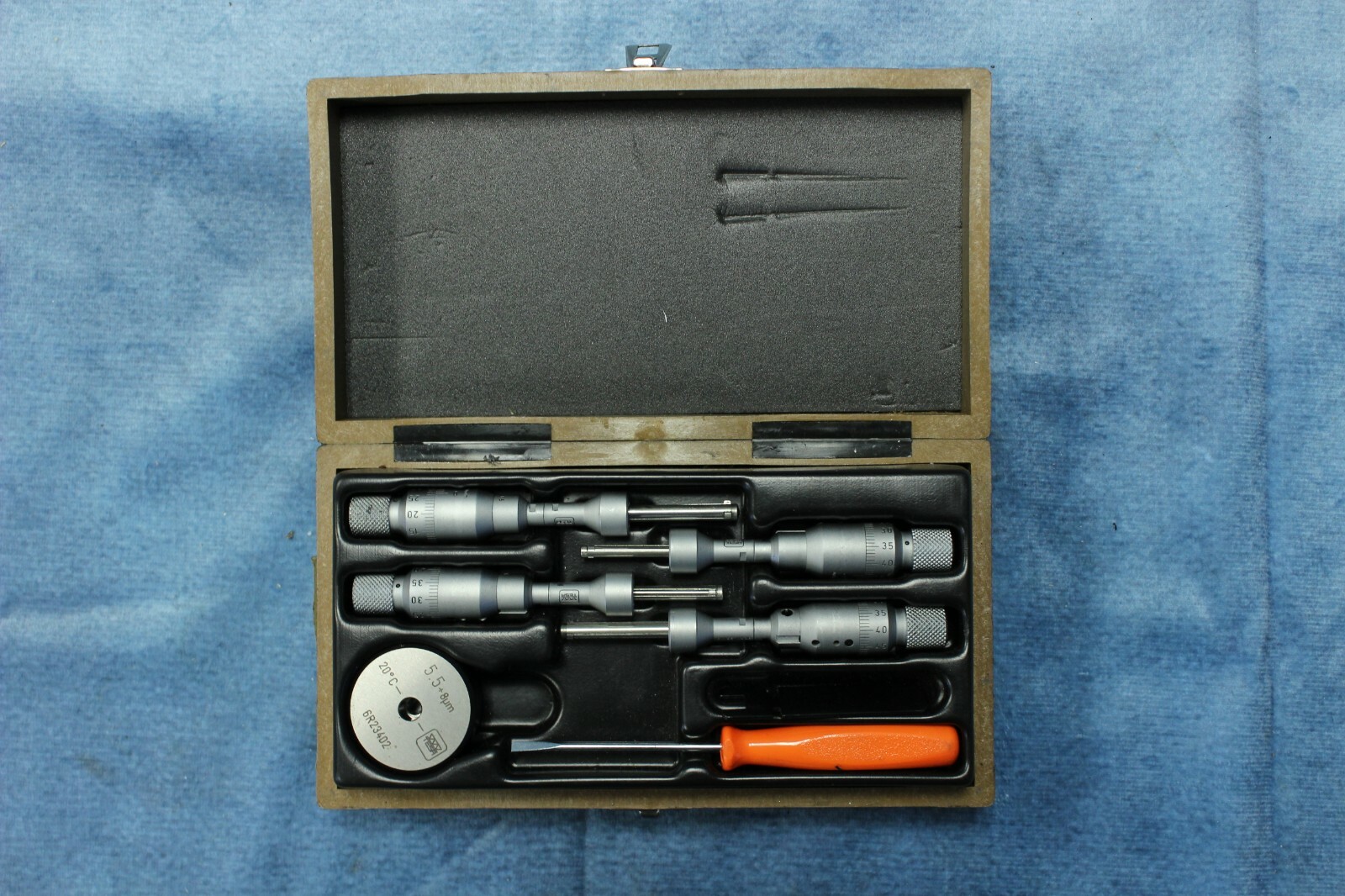 00813409 TESA micro Three Point Internal Micrometer Set 3.5-6.5 mm X-Condition
