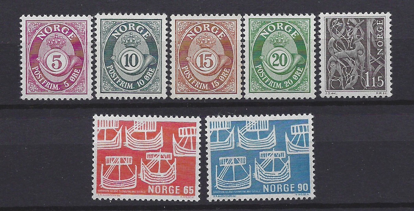 Norway 1990 nordic issue church woodcarvings MNH  NK617-23