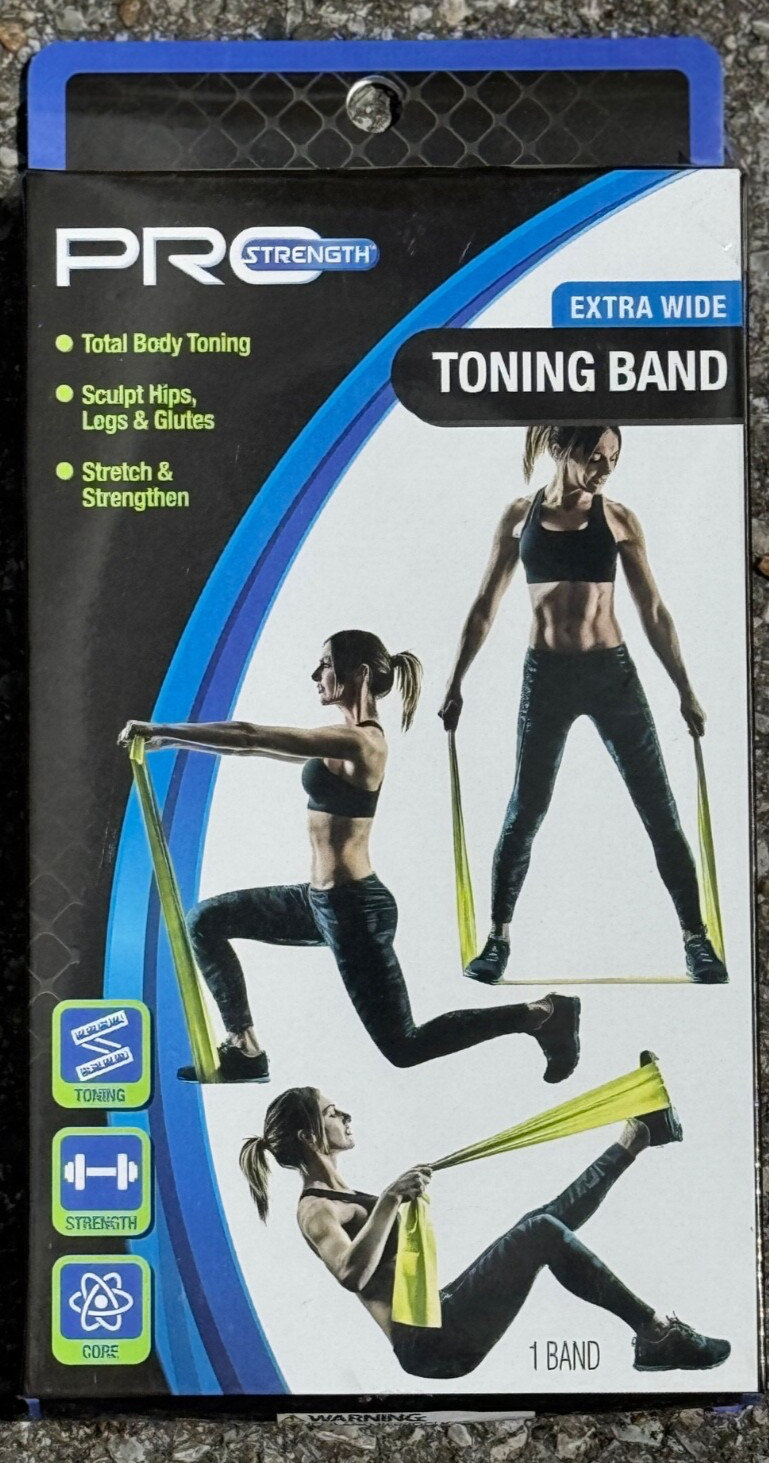Wide Toning Band - Elastic Stretch Band - Physical therapy - Exercise