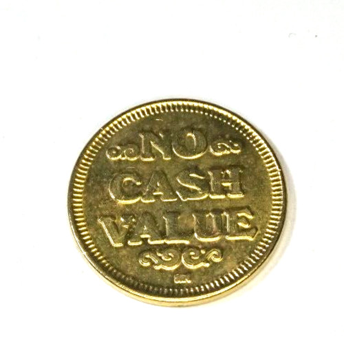 Token Safari Land Villa Park IL 22.8mm Gold Color