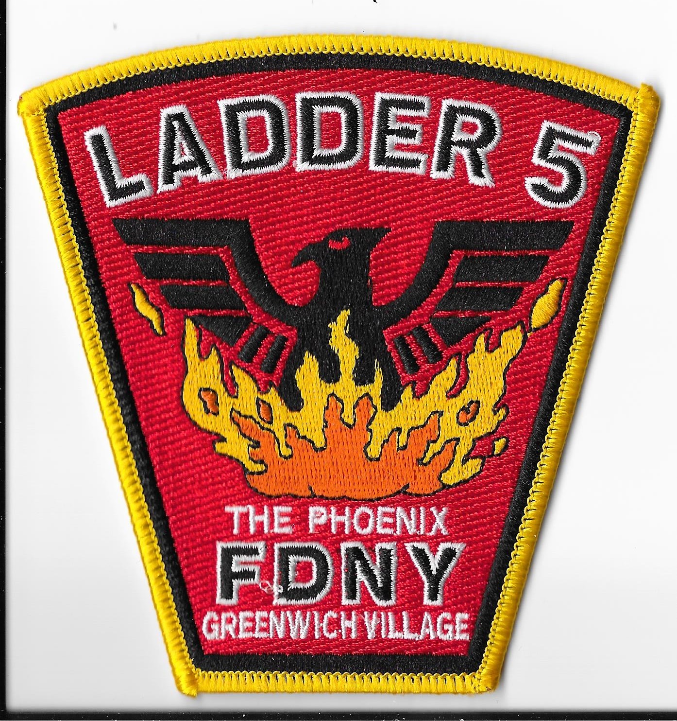 New York Fire Department (FDNY) Ladder 5 Greenwich Village Patch V2