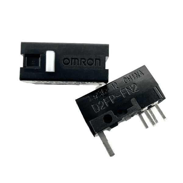 Omron D2FP-FN2 Optical White Dot 5-Pin Mouse Micro-Switch (2 Pieces)