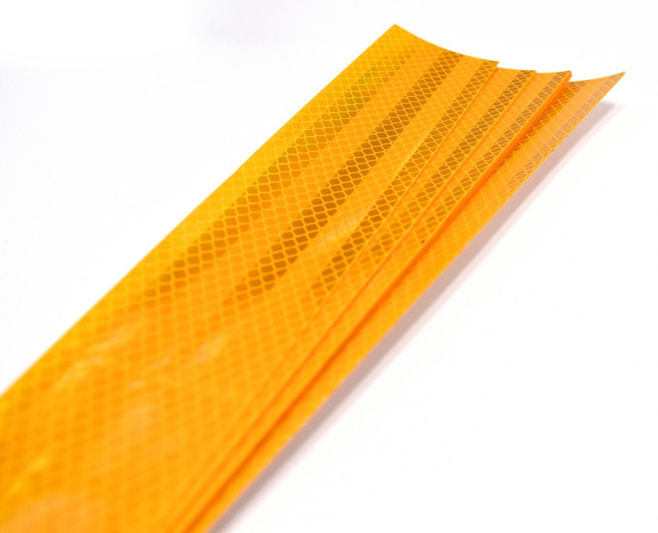 Ten 2" x 12" Strips 3M 31004 983-71ES School Bus Yellow DOT-C2 Reflective Tape