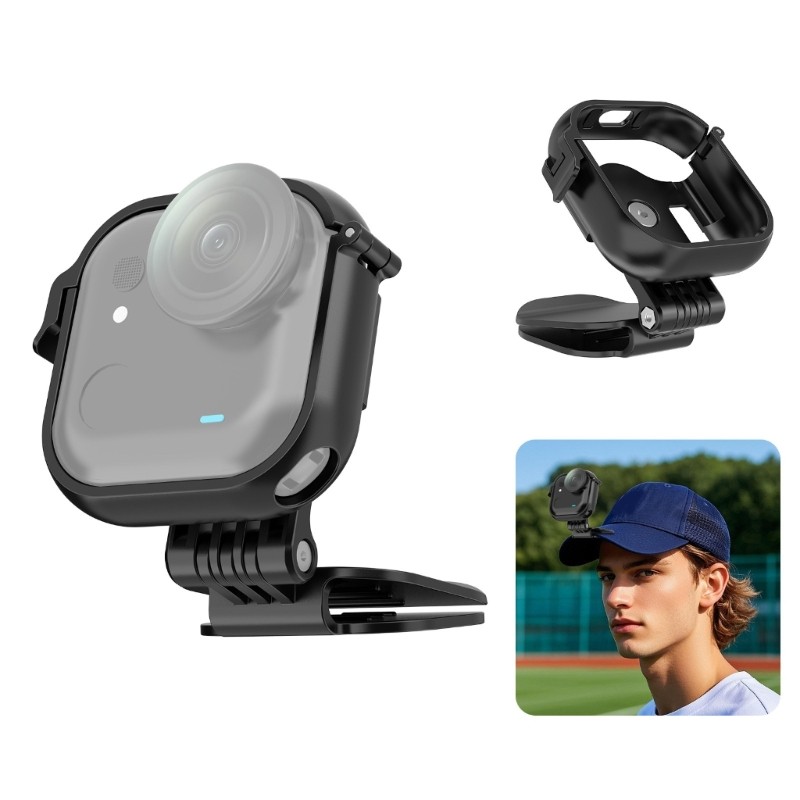 Quick Release Adjustable Hat Clip for GO UItra Action Cameras First Person