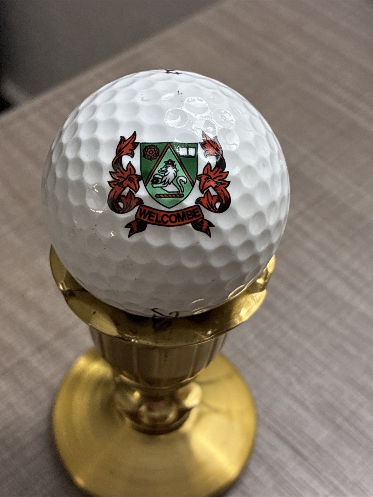 Welcombe - Logo Golf Ball England Titleist