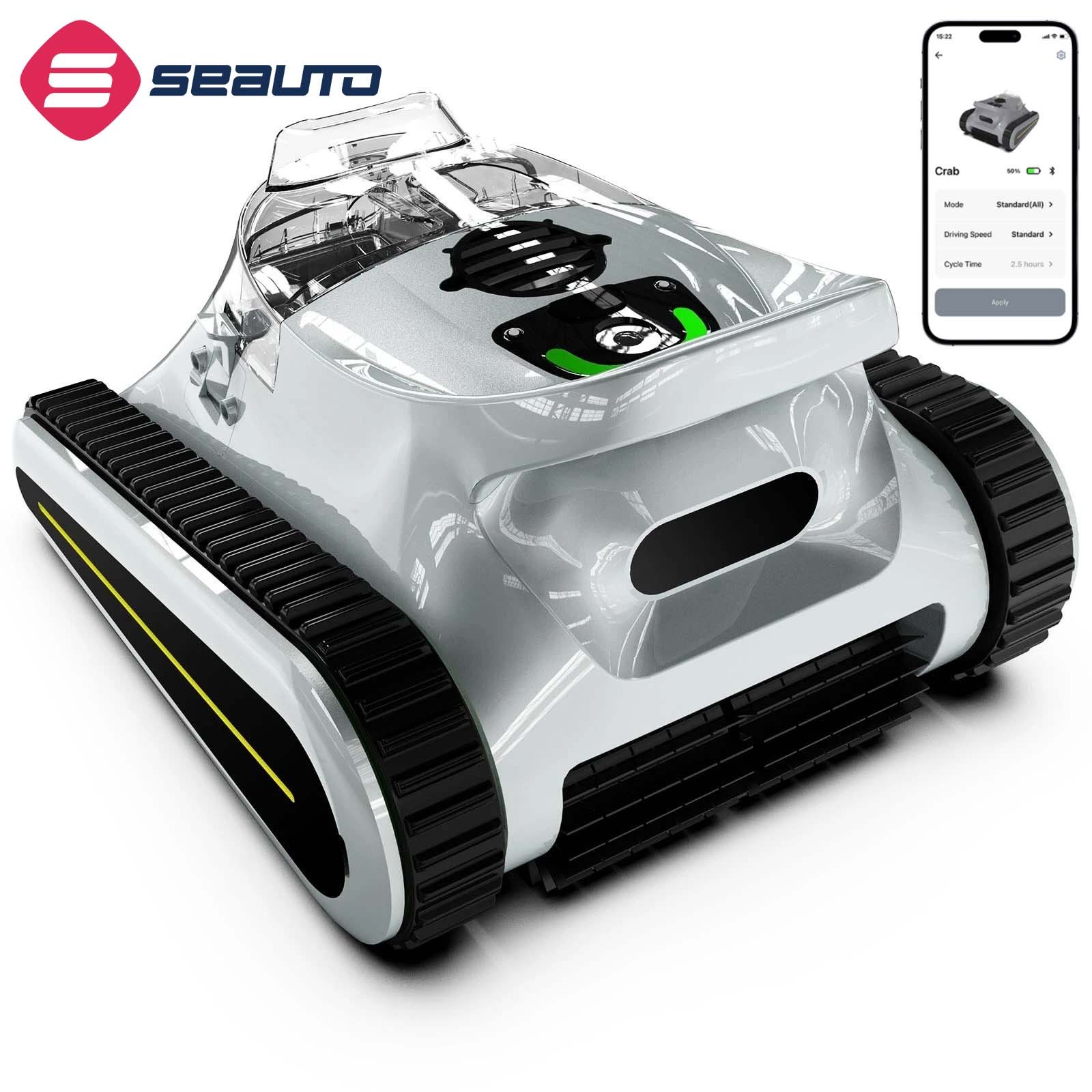 2026 Seauto SAT30 Cordless Pool Vacuum Up to 3H Runtime for Inground Ground Pool