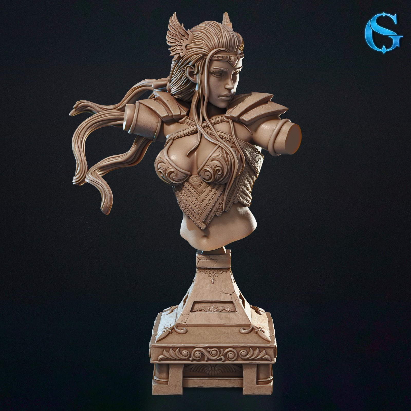 Dungeons and Dragons - HD Resin Print - Female Pegataur Ranger Bust - Cora