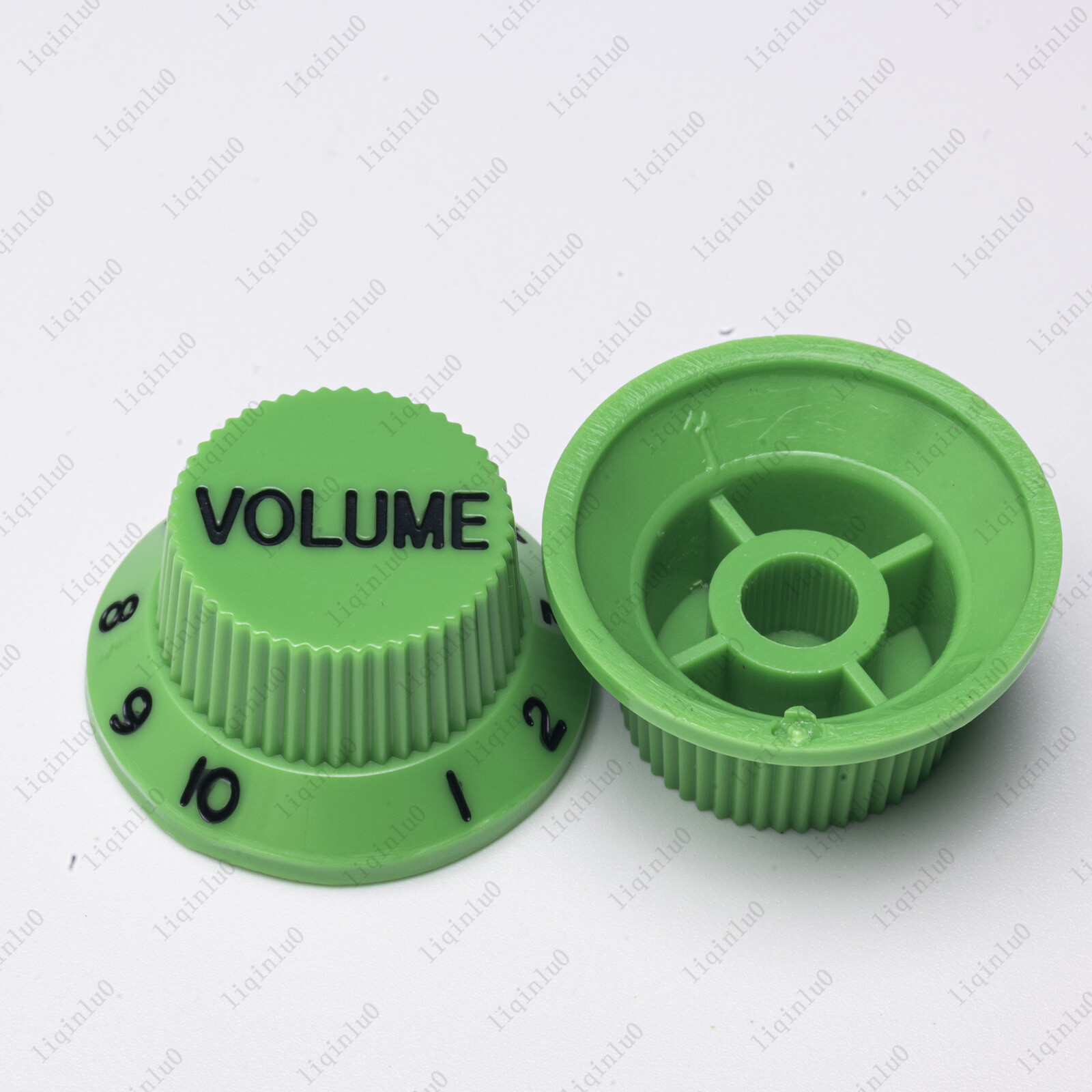 Green/ Black Numbers ST Electric Guitar Knobs Volume Tone Knob For Stratocaster