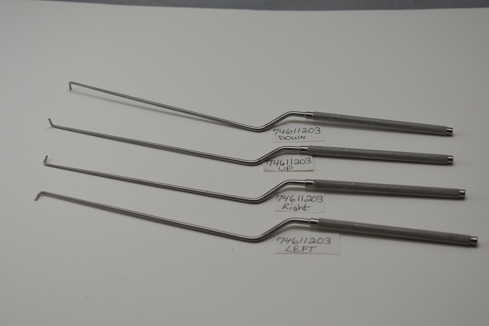 SET OF 4 PCS KONIG BAYONET NERVE HOOK 6" (LEFT+RIGHT+UP+DOWN )