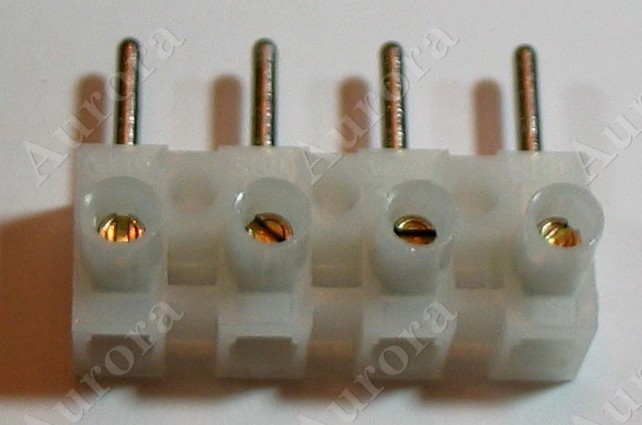 (6) 4 Pin 10mm - Screw Terminal Block - WECO 322 - Speaker Connectors