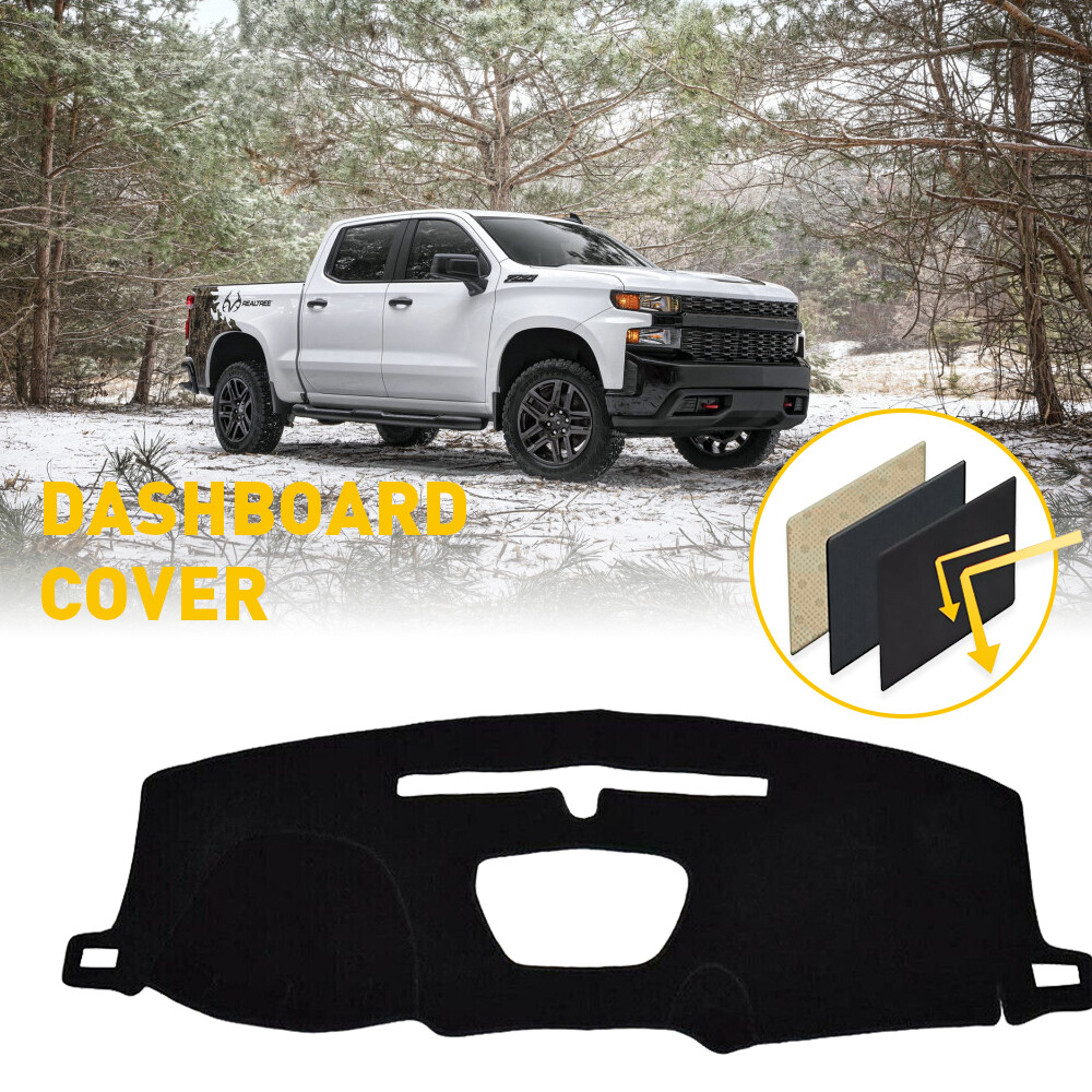 Fits 2019-2021 CHEVY SILVERADO DASH COVER DASHBOARD MAT PAD DASHMAT GMC Sierra