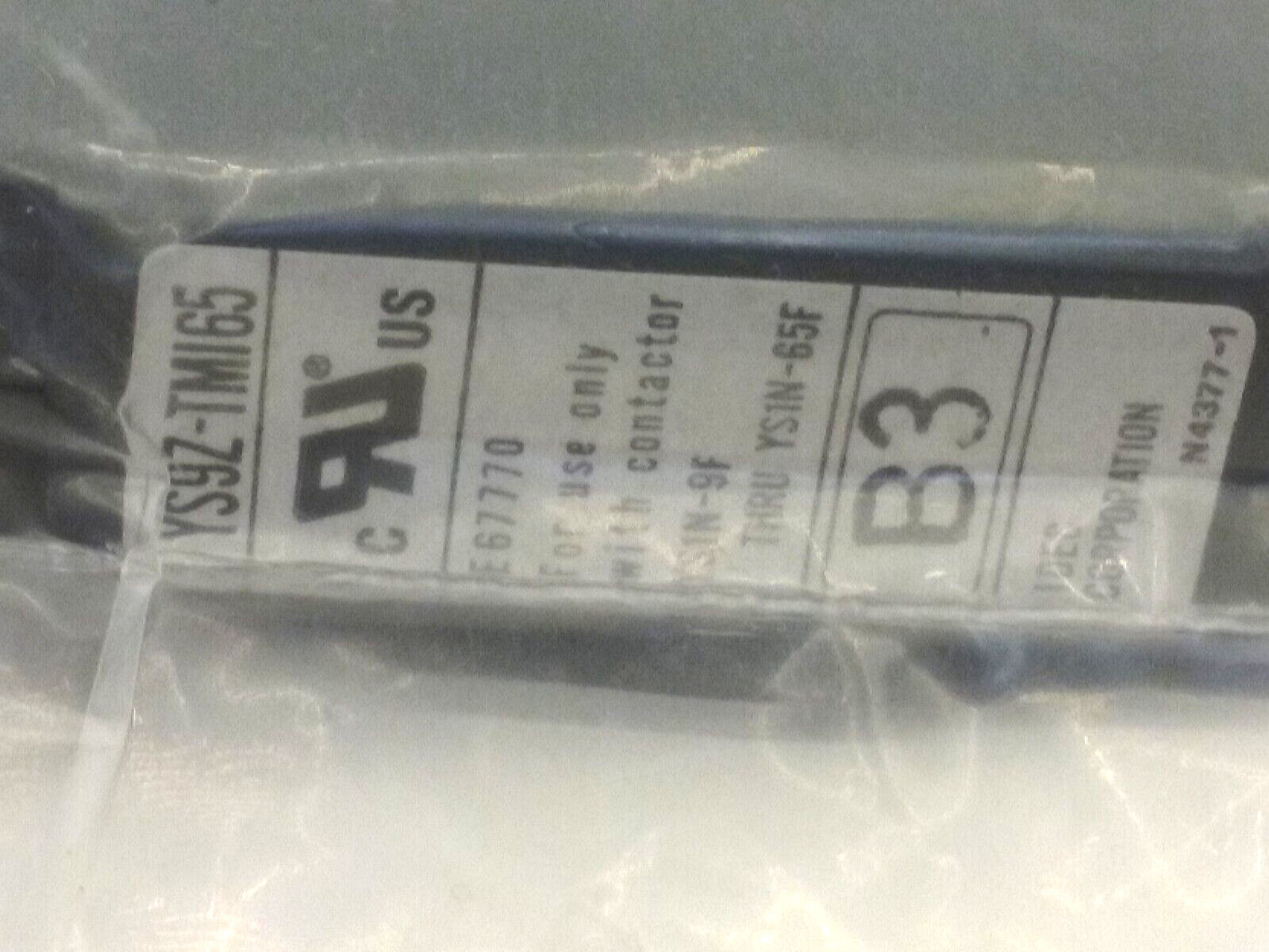 IDEC YS9Z-TMI65 MECHANICAL INTERLOCK BLOCK NIB