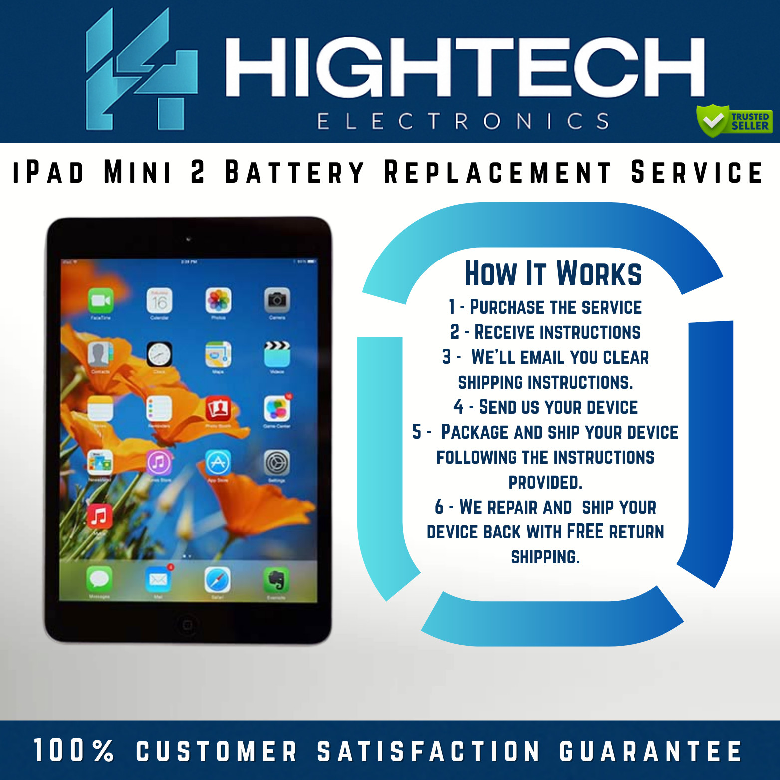 iPad Mini 2 Battery Replacement Service