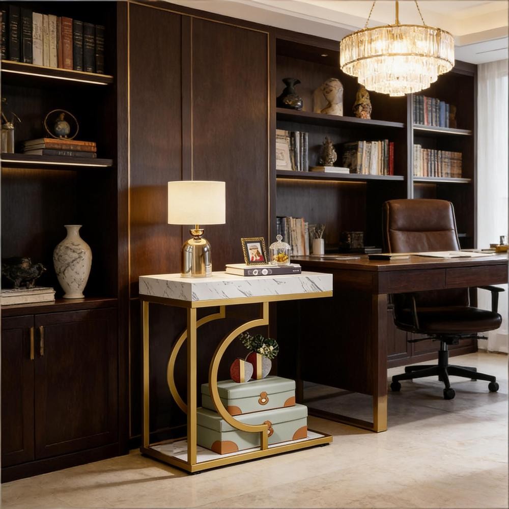 Compact Hall Table,Bedside Table,End Table for Living Room, Bed Room