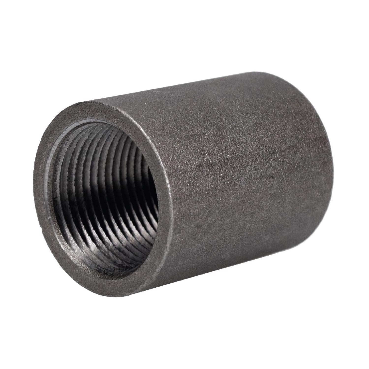 BK Products 1 in. FPT x 1 in. Dia. FPT Black Malleable Iron Coupling (Pack of 5)