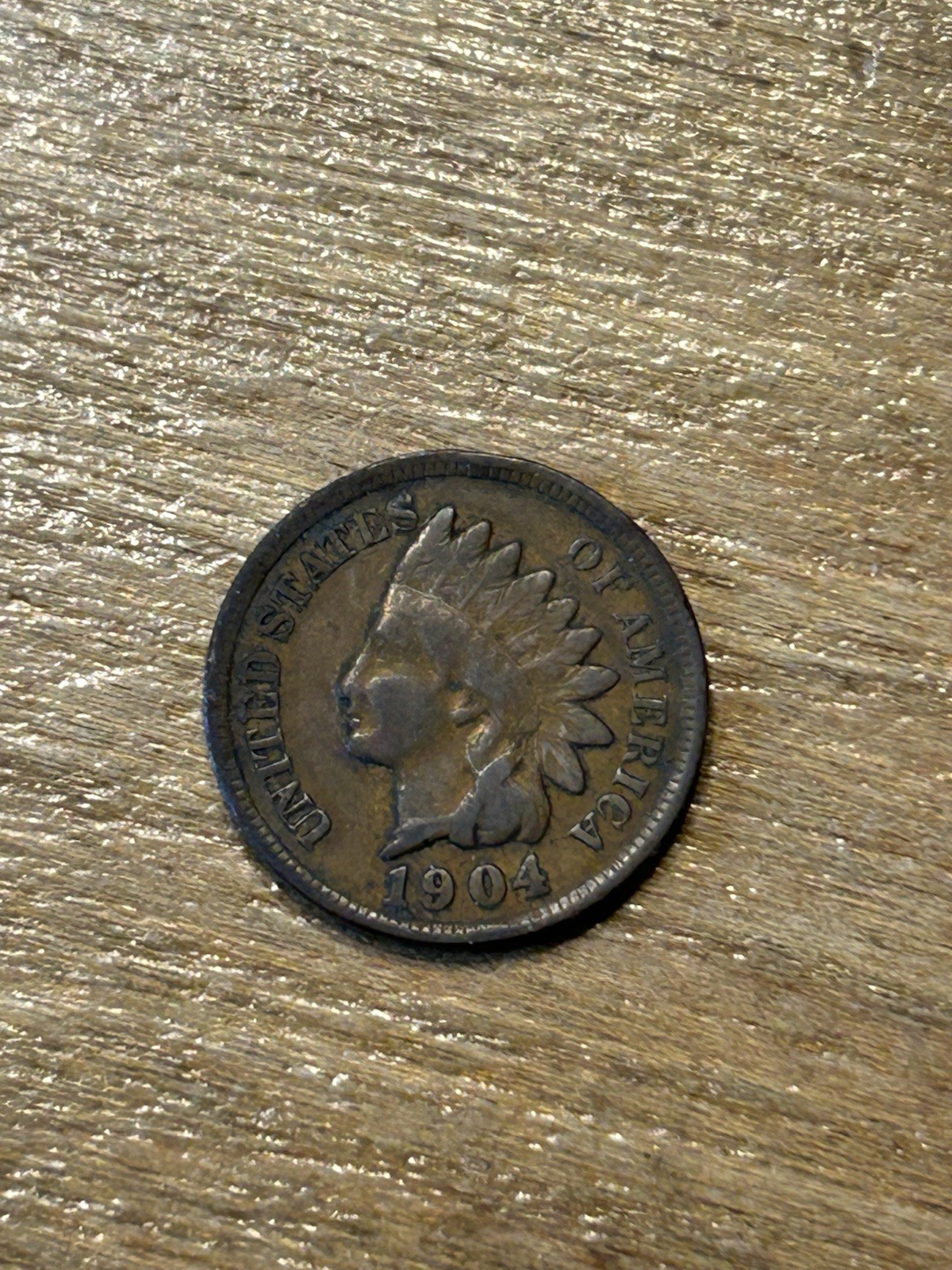 1904 Indian Cent VF