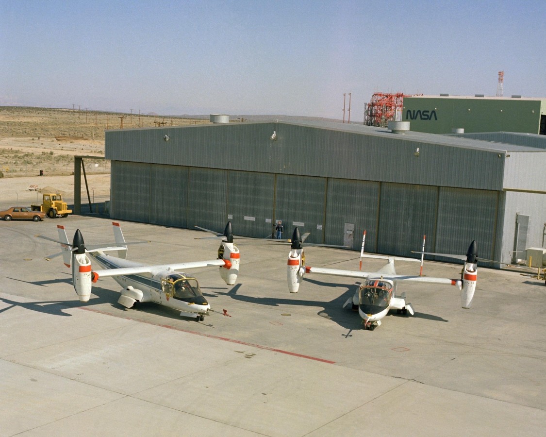 1981 NASA XV-15 Tilt Rotor Aircraft - 8x10 Photo On 8.5x11 #1318