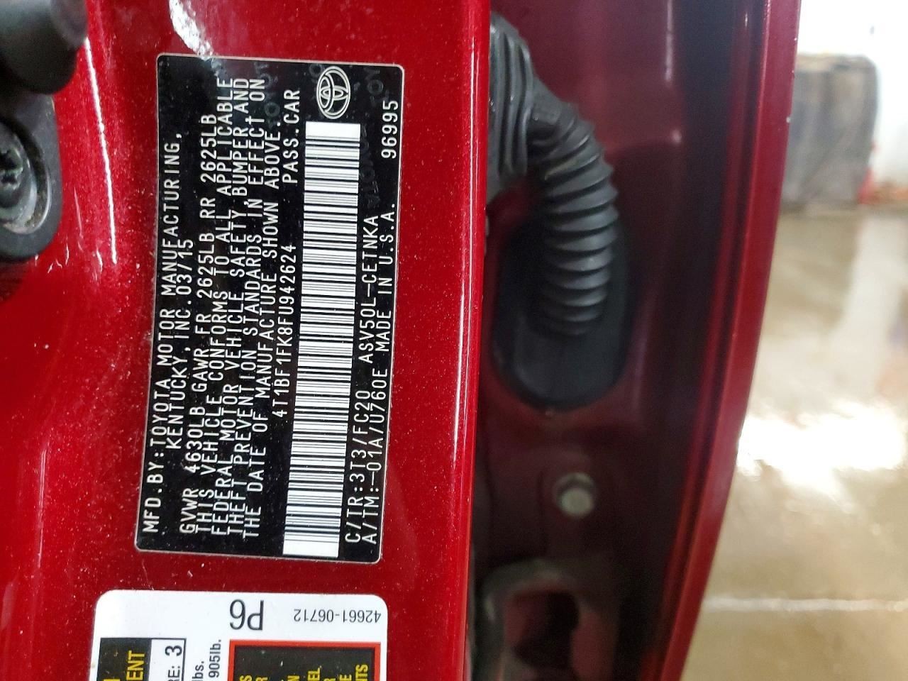 Temperature Control Manual Temperature Control Fits 15-17 CAMRY 897484