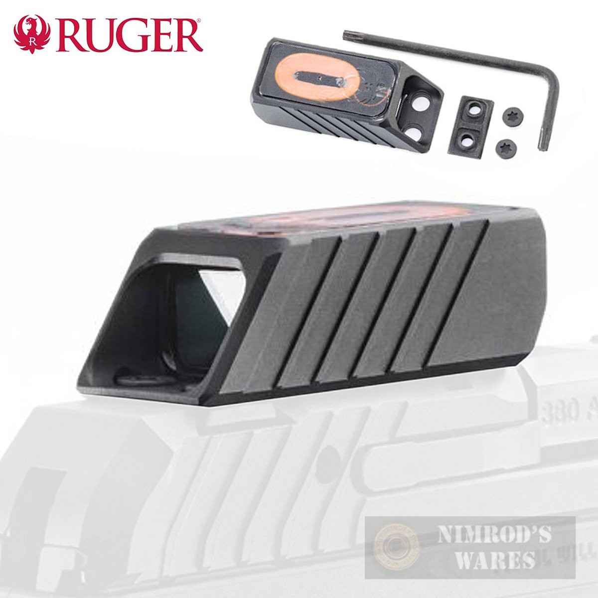 Ruger LCP MAX (non-LCI) ReadyDot Reflex SIGHT 15 MOA + Holster 90990 FAST SHIP