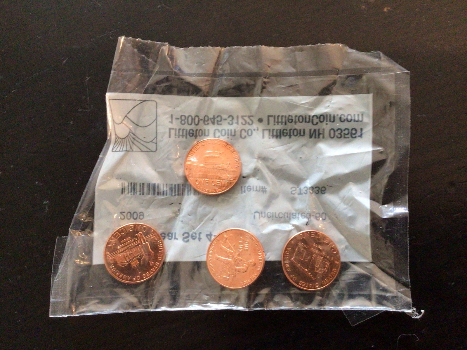 LHC UNCIRCULATED 4 Lincoln PENNY SET LITTLETON COIN CO 2009