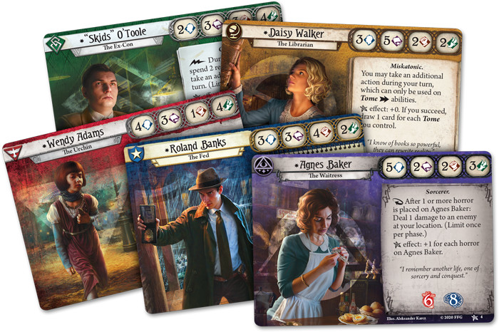 Arkham Horror: The Card Game Chapter 1 Investigator Singles