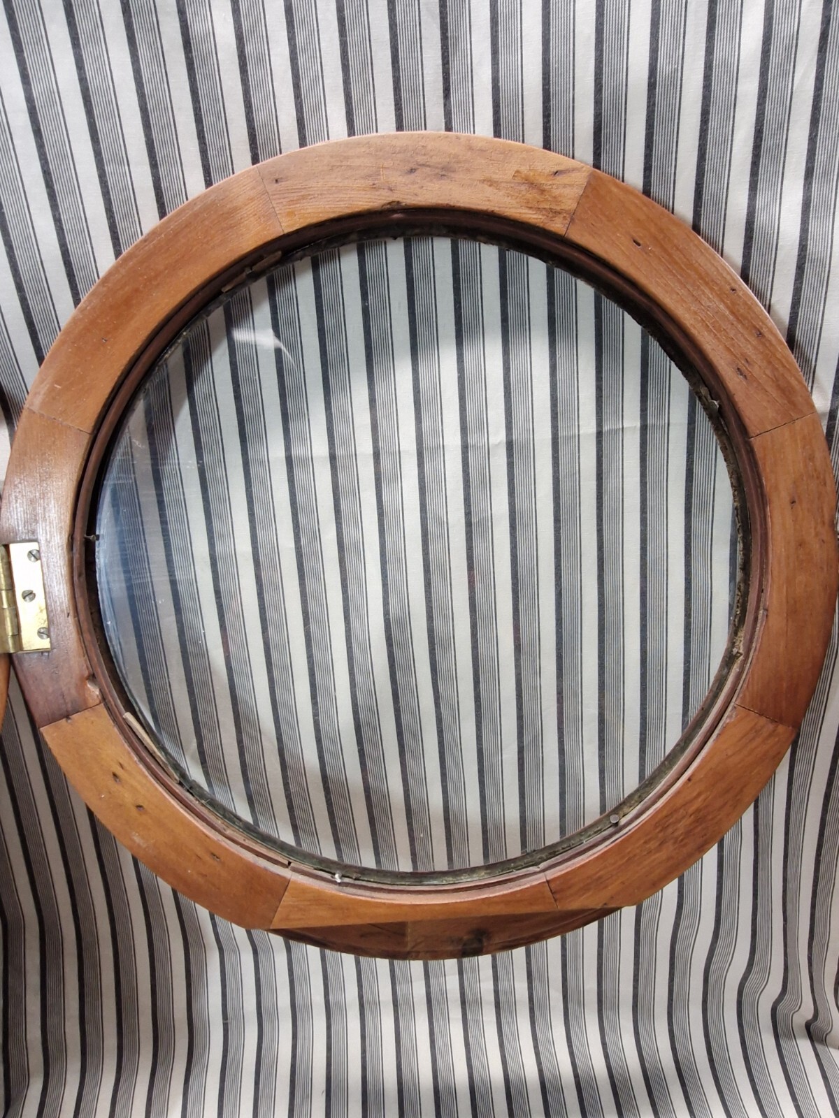 Antique Drop Dial Wood Wall Clock