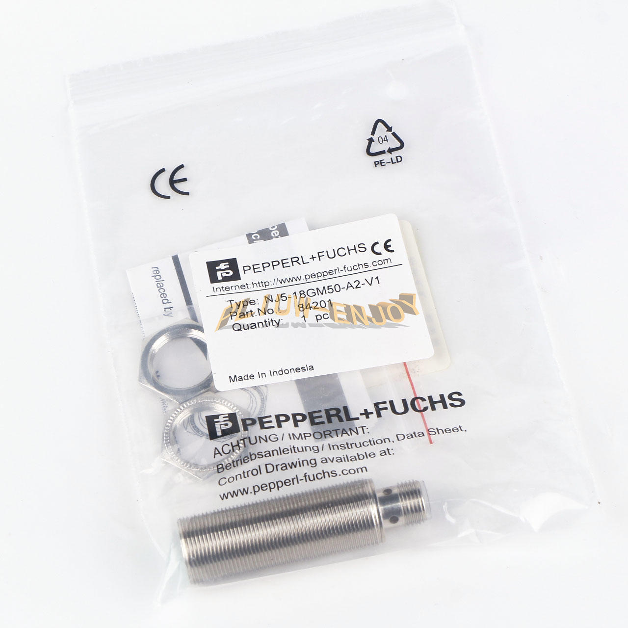 1PC New Pepperl+ Fuchs NJ5-18GM50-A2-V1 Inductiver Sensor NJ518GM50A2V1